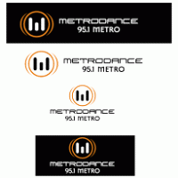 Metrodance logo vector logo