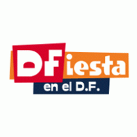 DF iesta en el D.F. logo vector logo