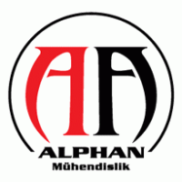 Alphan Mühendislik logo vector logo