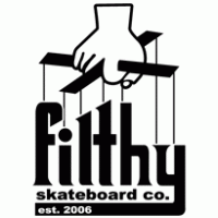 Filthy Skateboard Co. logo vector logo