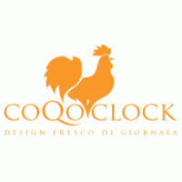 Coqo’clock logo vector logo