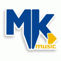 MK music logo vector logo