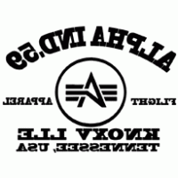 alpha industrie logo vector logo