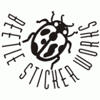 beetle sticker logo vector logo