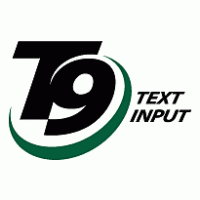 T9 Text Input logo vector logo