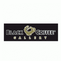 Black Coffee Gallery logo vector logo