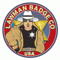 Lawman Badge Co logo vector logo