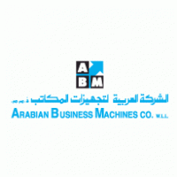 Arabian Business Machines (ABM) logo vector logo