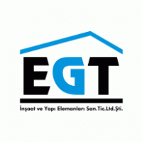 Egt İnşaat ve Yapı Elemanları logo vector logo