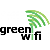 Green Wifi logo vector logo