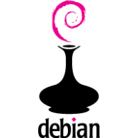 Debian logo vector logo