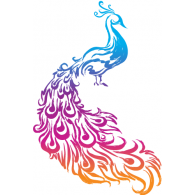 Peacock logo vector logo