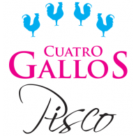 Pisco Cuatro Gallos logo vector logo