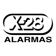X-28 Alarmas logo vector logo