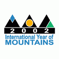 2002 International Year of Mountains logo vector logo