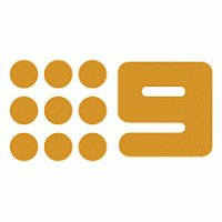 9 TV logo vector logo