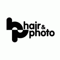 hair & photo logo vector logo
