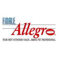 Finale Allegro logo vector logo