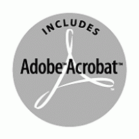 Adobe Acrobat Includes logo vector logo