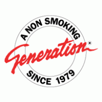A non smoking generation logo vector logo