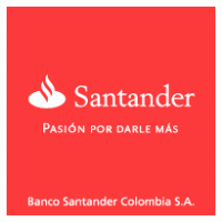 Banco Santander Colombia logo vector logo