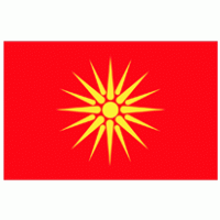 Republic Of Macedonian First Flag
