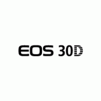 Canon EOS 30D logo vector logo