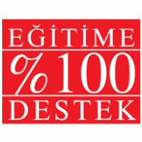 Egitime 0 destek logo vector logo