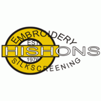 Hishons Embroidery & Silkscreening logo vector logo