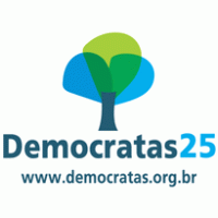 Democratas 25 Site logo vector logo