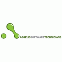 Aggelis software technicians logo vector logo