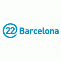 22 barcelona logo vector logo