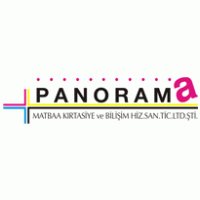 panorama matbaa logo vector logo