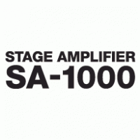 SA-1000 Stage Amplifier logo vector logo