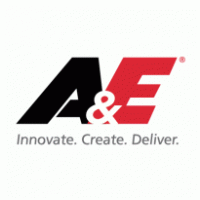 A & E logo vector logo