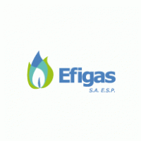 Efigas S.A. E.S.P. logo vector logo