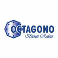 Octagono Bienes Raices logo vector logo