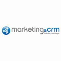 Marketing & Crm logo vector logo