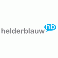 Helderblauw logo vector logo