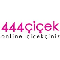 444Çiçek logo vector logo