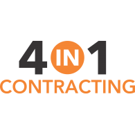 4 in 1 Contracting logo vector logo