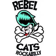 Rebel Cats logo vector logo