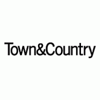 Town & Country logo vector logo