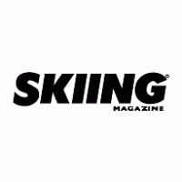 Skiing logo vector logo