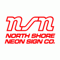 North Shore Neon Sign Co. logo vector logo