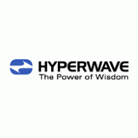 Hyperwave logo vector logo