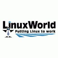 LinuxWorld logo vector logo