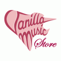 Vanilla Music Store logo vector logo