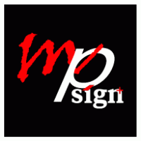 MP Sign Plus logo vector logo