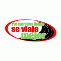 Programa Por Carretera Limpia se Viaja Mejor logo vector logo
